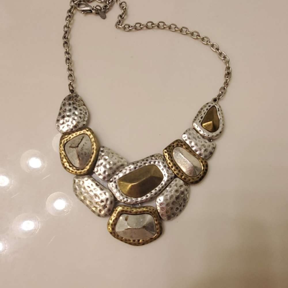 Premier Deisgns distressed metal necklace